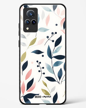 Gentle Greens [BREATHE] Glass Case Phone Cover-(Vivo)