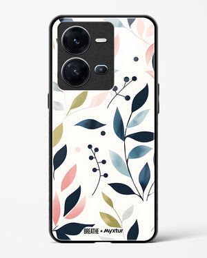 Gentle Greens [BREATHE] Glass Case Phone Cover (Vivo)