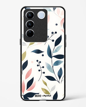 Gentle Greens [BREATHE] Glass Case Phone Cover-(Vivo)