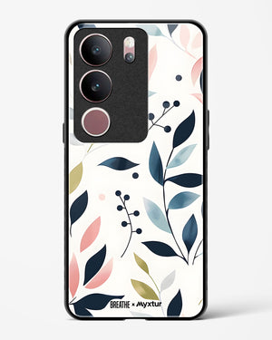 Gentle Greens [BREATHE] Glass Case Phone Cover (Vivo)