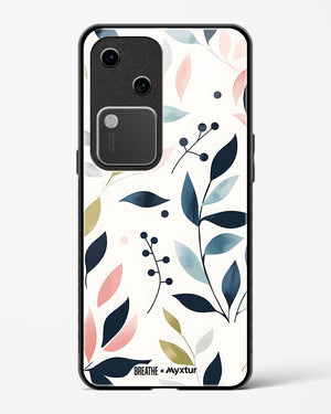Gentle Greens [BREATHE] Glass Case Phone Cover (Vivo)