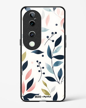 Gentle Greens [BREATHE] Glass Case Phone Cover (Vivo)