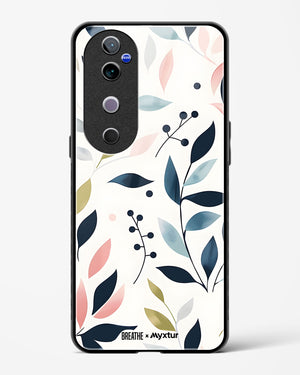 Gentle Greens [BREATHE] Glass Case Phone Cover (Vivo)