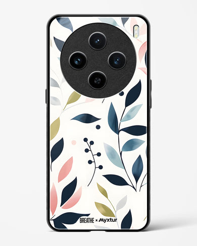Gentle Greens [BREATHE] Glass Case Phone Cover (Vivo)