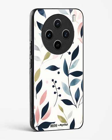 Gentle Greens [BREATHE] Glass Case Phone Cover (Vivo)