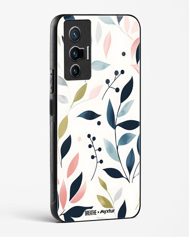 Gentle Greens [BREATHE] Glass Case Phone Cover-(Vivo)