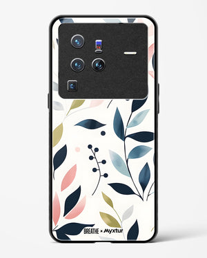 Gentle Greens [BREATHE] Glass Case Phone Cover (Vivo)