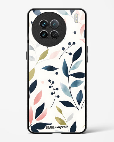 Gentle Greens [BREATHE] Glass Case Phone Cover-(Vivo)