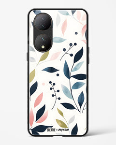 Gentle Greens [BREATHE] Glass Case Phone Cover (Vivo)