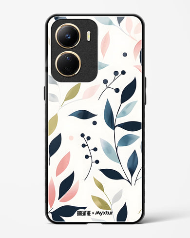 Gentle Greens [BREATHE] Glass Case Phone Cover-(Vivo)