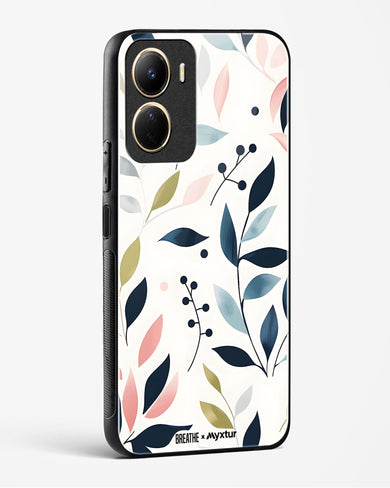 Gentle Greens [BREATHE] Glass Case Phone Cover-(Vivo)