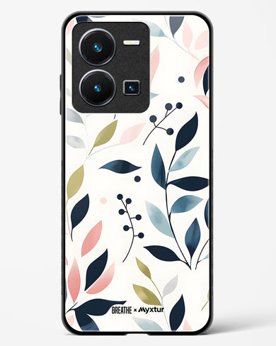 Gentle Greens [BREATHE] Glass Case Phone Cover-(Vivo)