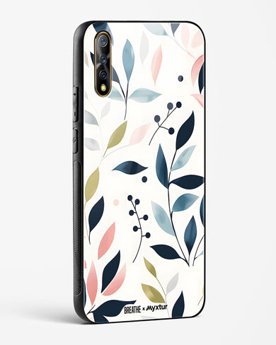 Gentle Greens [BREATHE] Glass Case Phone Cover-(Vivo)