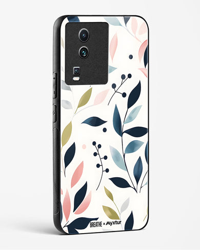 Gentle Greens [BREATHE] Glass Case Phone Cover-(Vivo)