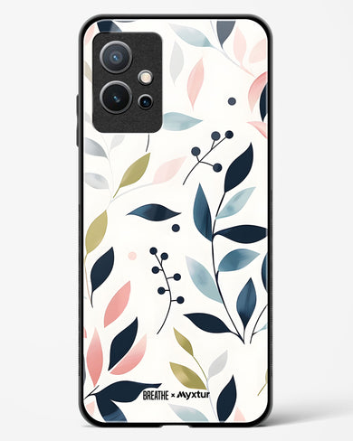 Gentle Greens [BREATHE] Glass Case Phone Cover-(Vivo)