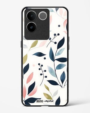 Gentle Greens [BREATHE] Glass Case Phone Cover (Vivo)