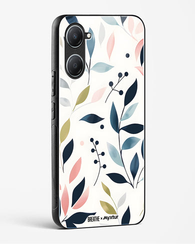 Gentle Greens [BREATHE] Glass Case Phone Cover (Vivo)