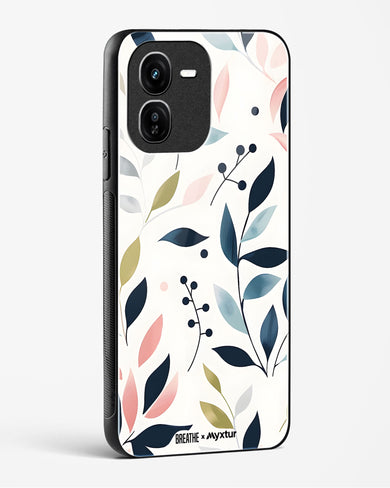 Gentle Greens [BREATHE] Glass Case Phone Cover (Vivo)