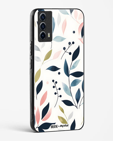 Gentle Greens [BREATHE] Glass Case Phone Cover-(Vivo)