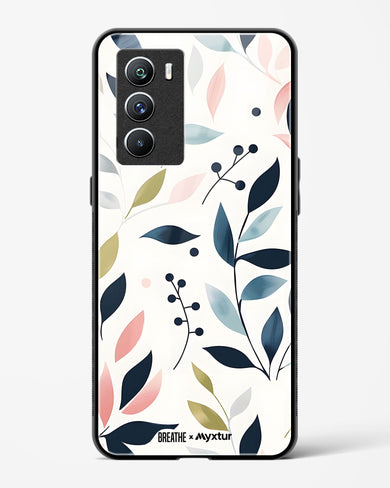 Gentle Greens [BREATHE] Glass Case Phone Cover-(Vivo)