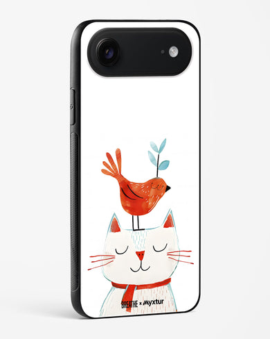 Whisker Perch [BREATHE] Glass Case Phone Cover (Apple)