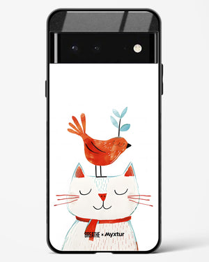 Whisker Perch [BREATHE] Glass Case Phone Cover (Google)