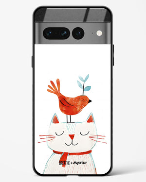 Whisker Perch [BREATHE] Glass Case Phone Cover (Google)