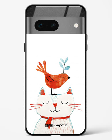 Whisker Perch [BREATHE] Glass Case Phone Cover-(Google)