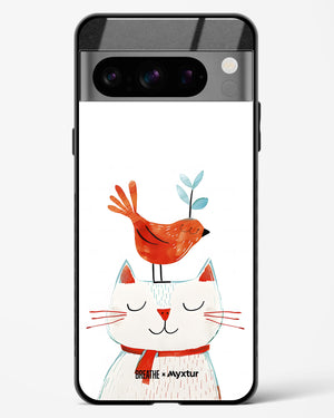 Whisker Perch [BREATHE] Glass Case Phone Cover (Google)