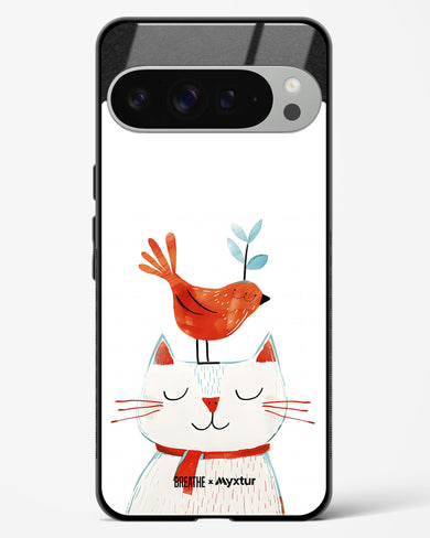 Whisker Perch [BREATHE] Glass Case Phone Cover (Google)