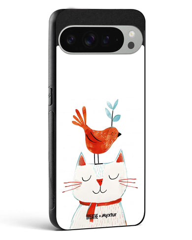 Whisker Perch [BREATHE] Glass Case Phone Cover (Google)