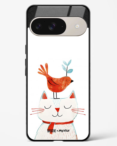 Whisker Perch [BREATHE] Glass Case Phone Cover (Google)