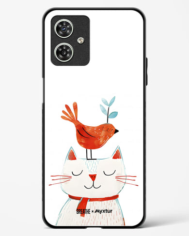 Whisker Perch [BREATHE] Glass Case Phone Cover (Motorola)