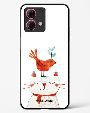 Whisker Perch [BREATHE] Glass Case Phone Cover (Motorola)