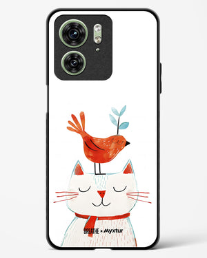 Whisker Perch [BREATHE] Glass Case Phone Cover (Motorola)