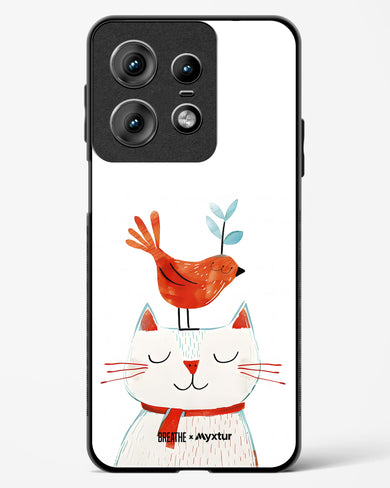 Whisker Perch [BREATHE] Glass Case Phone Cover (Motorola)