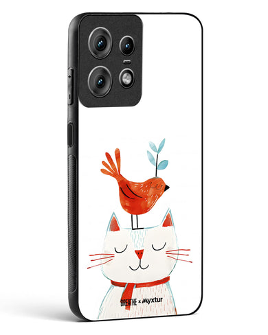 Whisker Perch [BREATHE] Glass Case Phone Cover (Motorola)