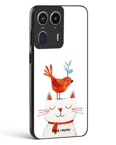 Whisker Perch [BREATHE] Glass Case Phone Cover (Motorola)