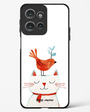 Whisker Perch [BREATHE] Glass Case Phone Cover (Motorola)
