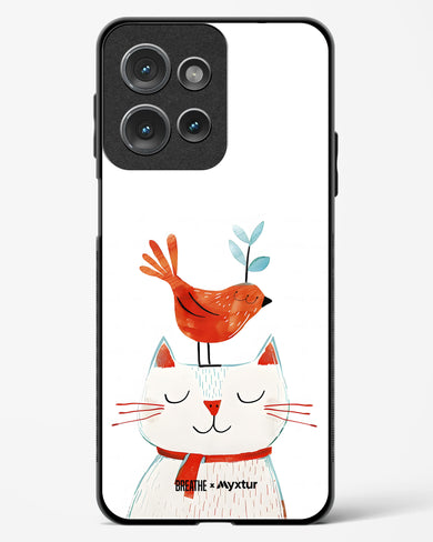 Whisker Perch [BREATHE] Glass Case Phone Cover (Motorola)