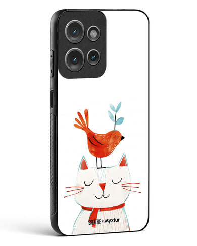 Whisker Perch [BREATHE] Glass Case Phone Cover (Motorola)