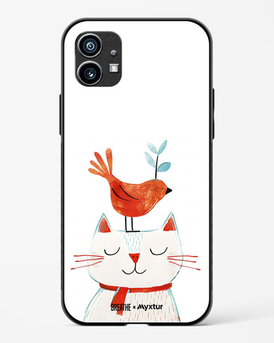 Whisker Perch [BREATHE] Glass Case Phone Cover-(Nothing)