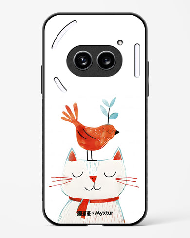 Whisker Perch [BREATHE] Glass Case Phone Cover (Nothing)