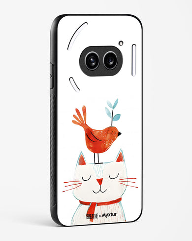 Whisker Perch [BREATHE] Glass Case Phone Cover (Nothing)