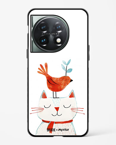 Whisker Perch [BREATHE] Glass Case Phone Cover (OnePlus)