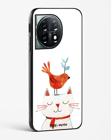 Whisker Perch [BREATHE] Glass Case Phone Cover (OnePlus)