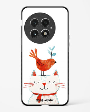 Whisker Perch [BREATHE] Glass Case Phone Cover (OnePlus)