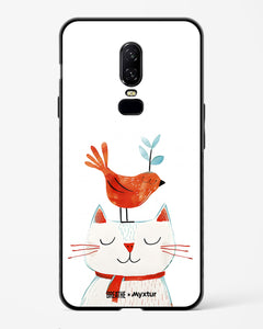 Whisker Perch [BREATHE] Glass Case Phone Cover (OnePlus)