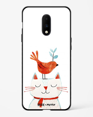 Whisker Perch [BREATHE] Glass Case Phone Cover (OnePlus)