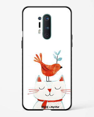 Whisker Perch [BREATHE] Glass Case Phone Cover-(OnePlus)